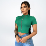 Blusa con cremallera